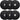 Black CAP rubber weight plates set, 10 lb, 45 lb total with center grip holes
