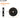 CAP barbell black weight plate, 17.75 in diameter, rubber coated steel gym equipment