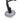Black and gray patio umbrella base plate with anti-slip rubber grip, steel construction