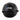 FUEL black leather medicine ball with textured grip and 30 lb weight