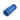 Blue yoga mat roll with black straps, durable foam cushioning for fitness and stretching
