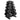 CAP 12-sided Rubber Dumbbell Set with Rack | 150-lb